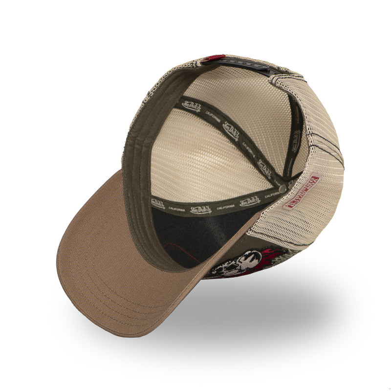 Casquette trucker avec filet adulte print devant Patches
