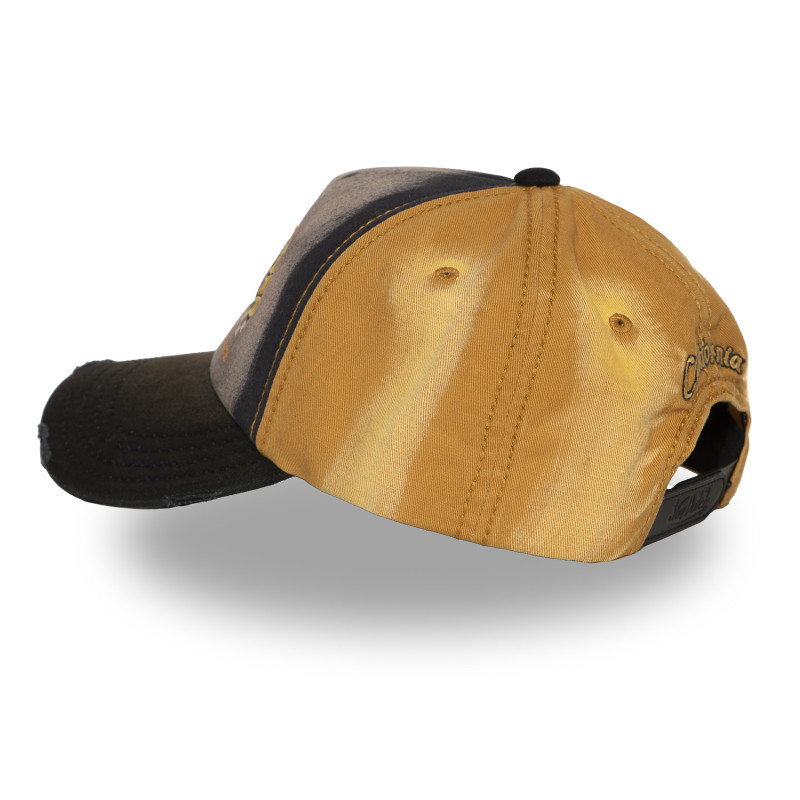 Casquette trucker avec filet adulte effet usé et broderie Xavier