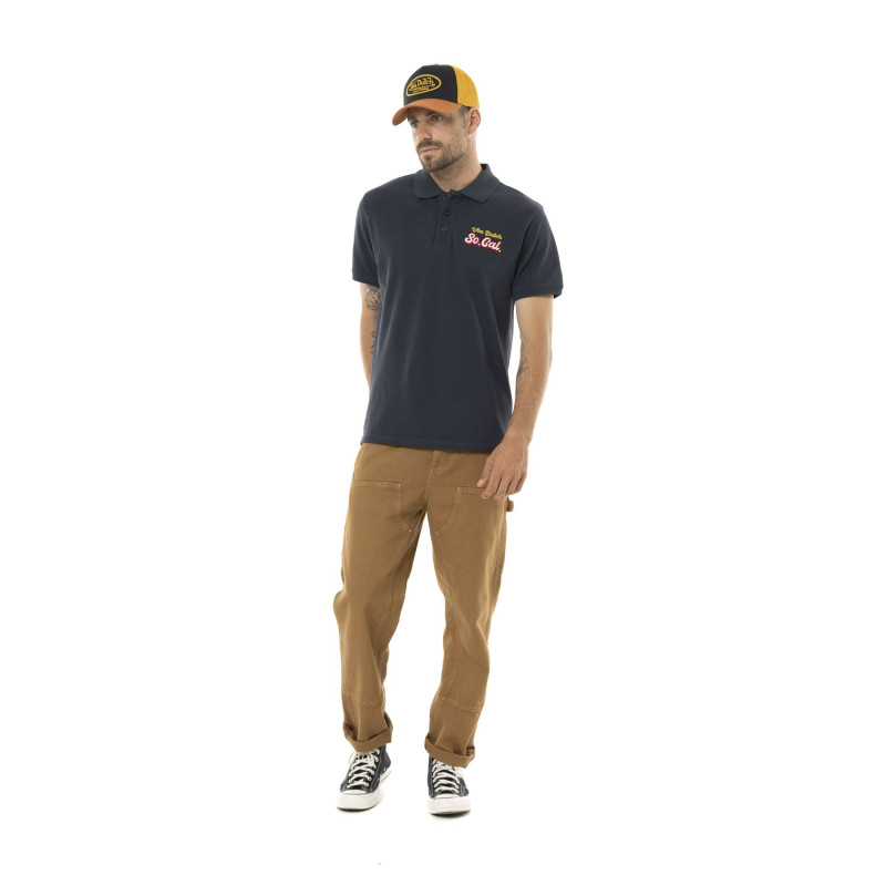 Polo Bleu coupe Régular Col boutonné DIEGO | homme - Vondutch | Von Dutch