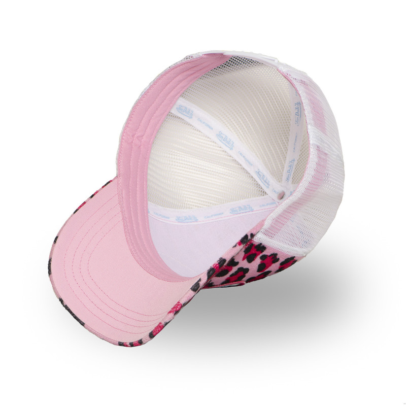 Casquette Vondutch Rose Trucker Snapback en Fausse fourrure SAVAGE | Von Dutch
