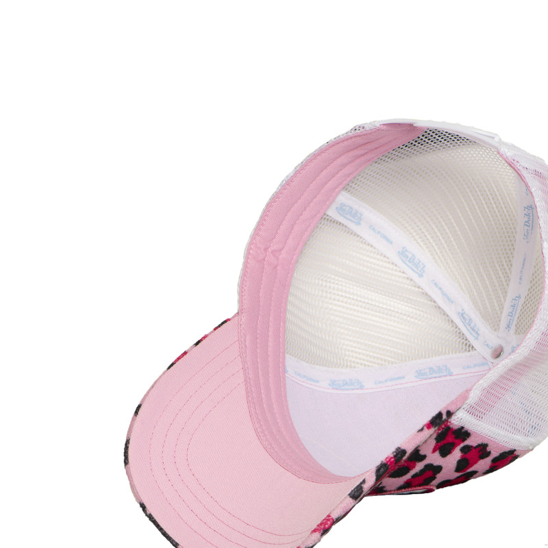 Casquette Vondutch Rose Trucker Snapback en Fausse fourrure SAVAGE | Von Dutch