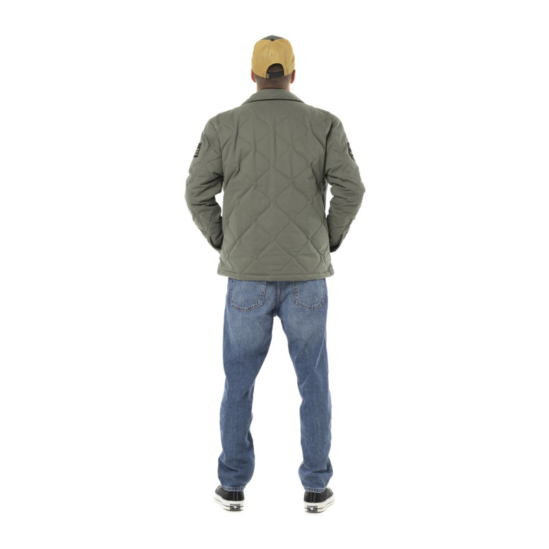 Veste militaire homme en coton avec surpiqûres et patchs Harper