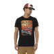 T-shirt homme regular en coton 170gr print devant Flame
