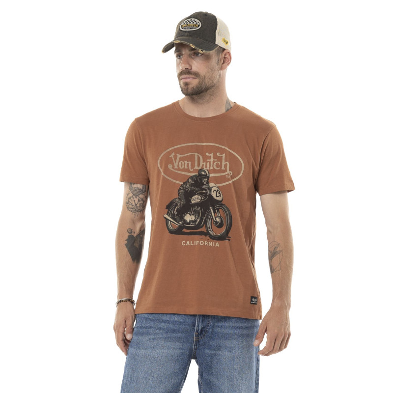 T-shirt homme regular en jersey 160gr print devant Racer