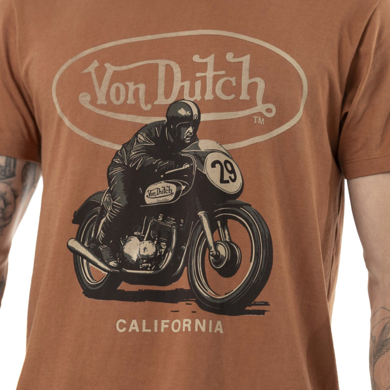T-shirt homme regular en jersey 160gr print devant Racer