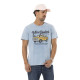 T-shirt homme regular en jersey 160gr acid wash print devant Truck