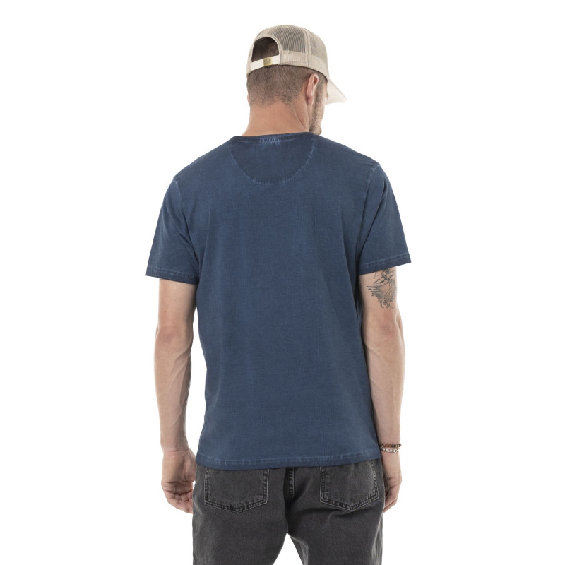 Tee Shirt Bleu coupe Régular Col rond WOO | Homme - Vondutch | Von Dutch