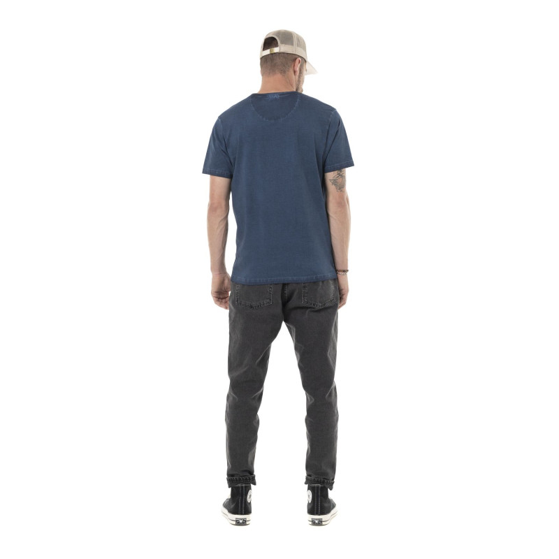 Tee Shirt Bleu coupe Régular Col rond WOO | Homme - Vondutch | Von Dutch