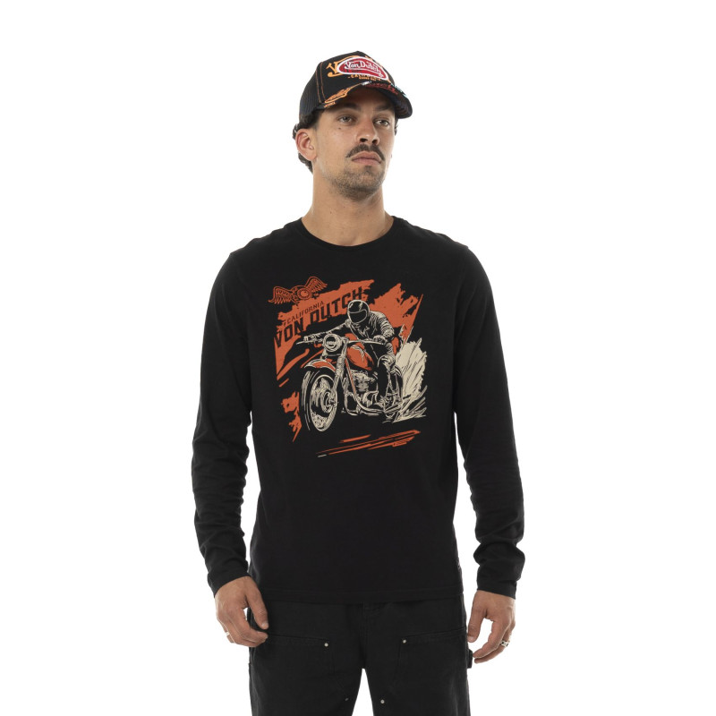 T-shirt homme manches longues en jersey 180gr print devant&dos Swift