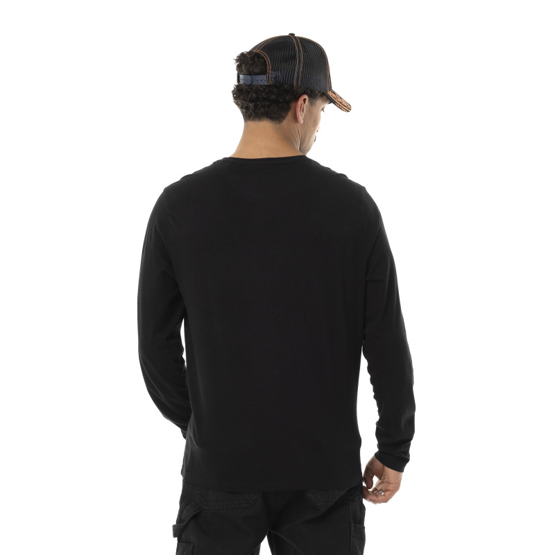 T-shirt homme manches longues en jersey 180gr print devant&dos Swift