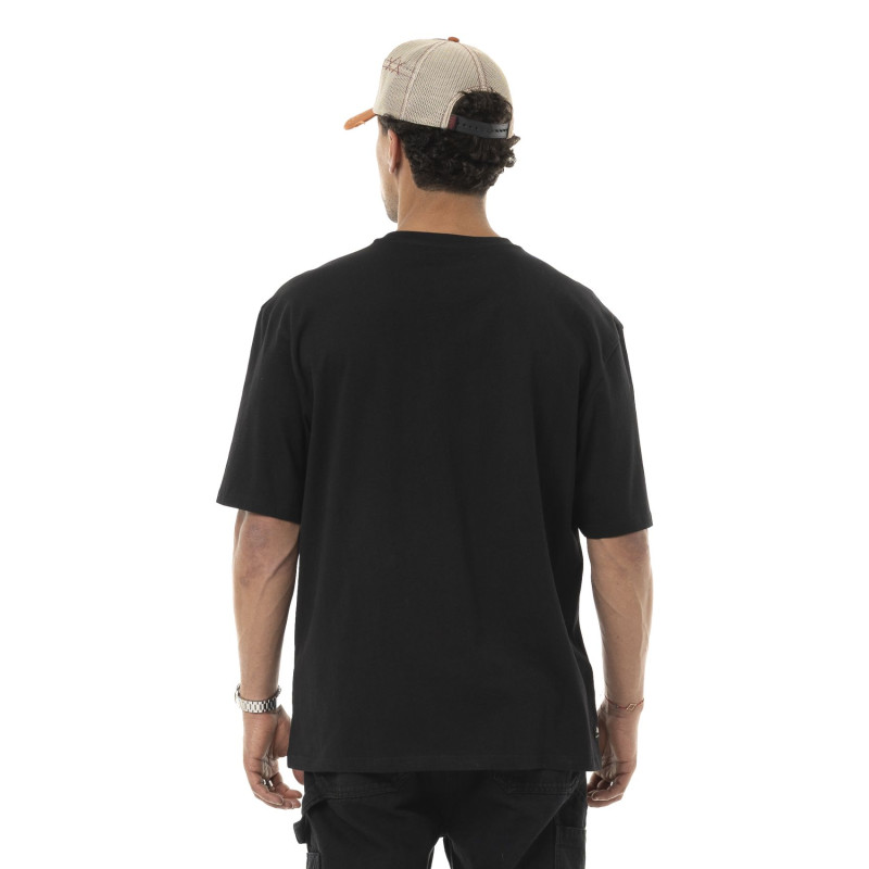 Tee Shirt Noir coupe Relaxed fit Col rond HEAD | Homme - Vondutch | Von Dutch