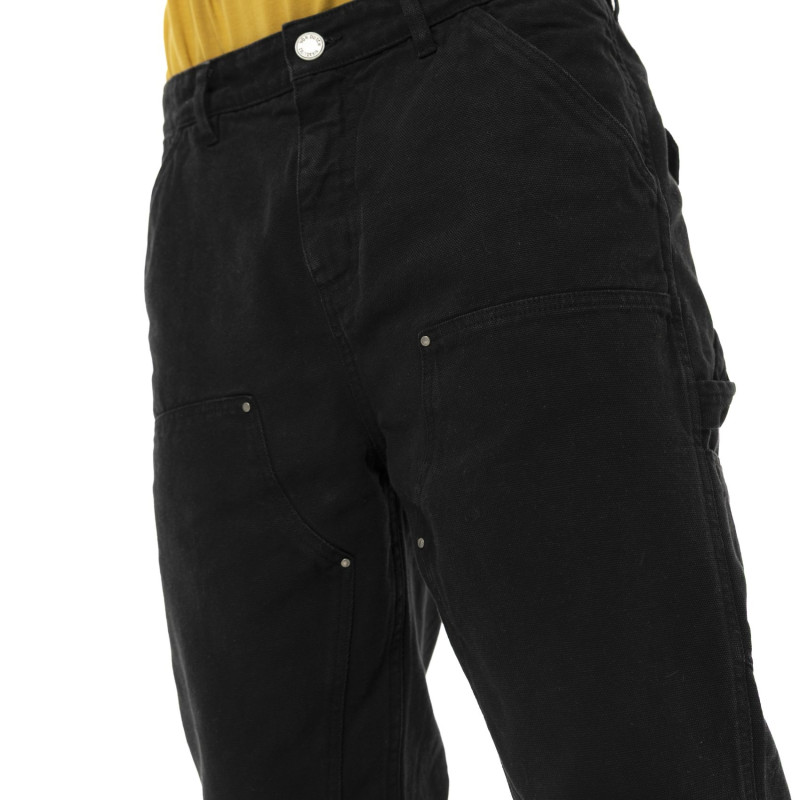 Pantalon en Coton coupe Droit Noir WORK | Homme - Vondutch | Von Dutch