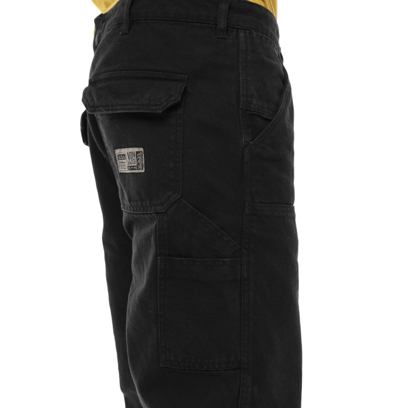 Pantalon en Coton coupe Droit Noir WORK | Homme - Vondutch | Von Dutch