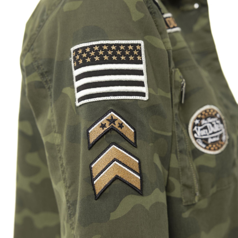 Veste Militaire Mi saison Camouflage Kaki KAMO | Femme - Vondutch | Von Dutch
