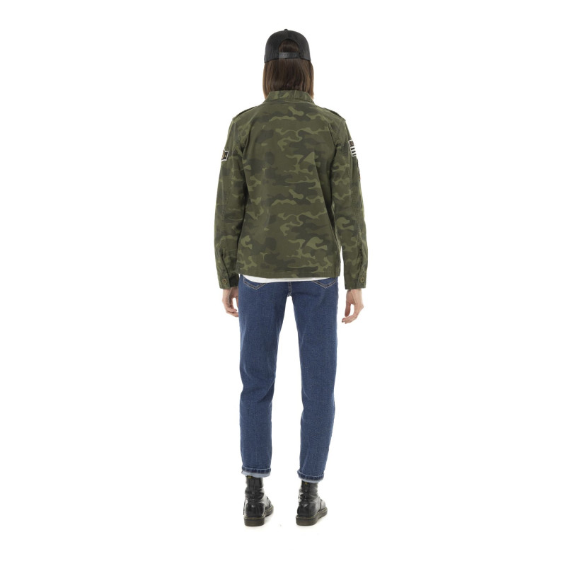 Veste Militaire Mi saison Camouflage Kaki KAMO | Femme - Vondutch | Von Dutch