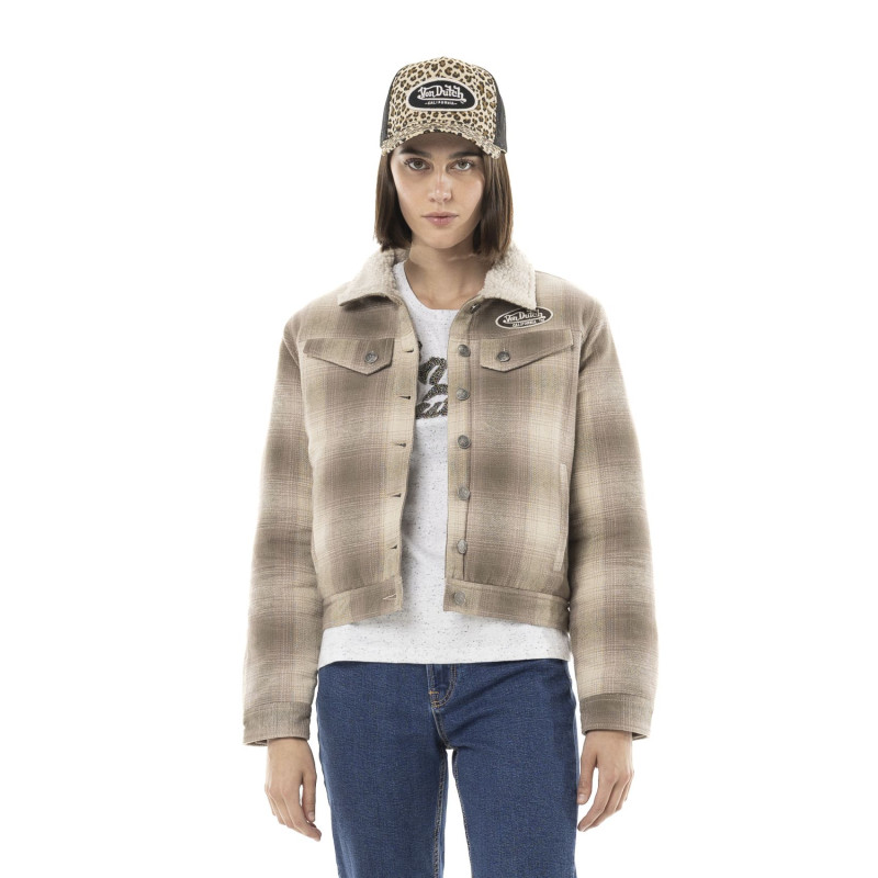 Blouson Matelassé, Molletoné, Sherpa Hiver Beige POLAR | Femme - Vondutch | Von Dutch