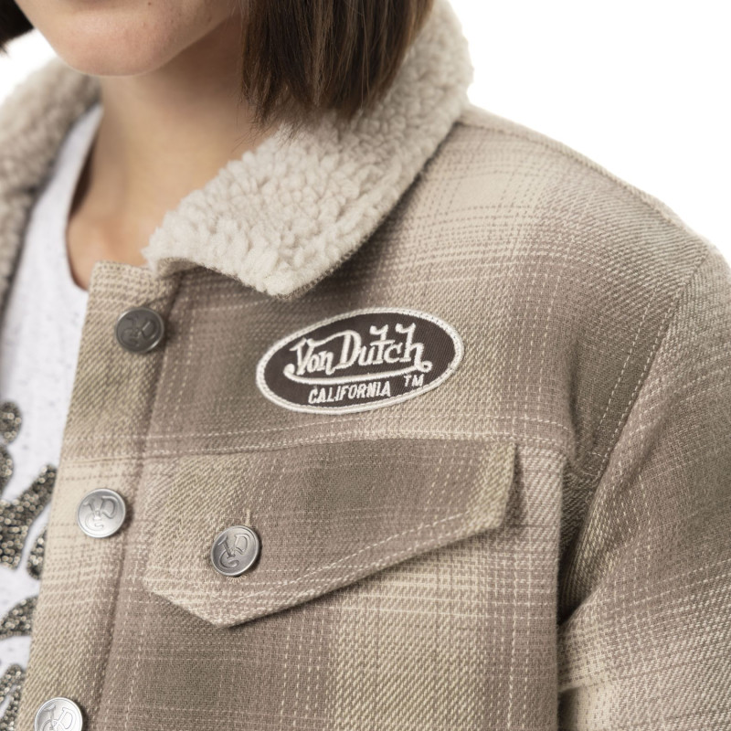 Blouson Matelassé, Molletoné, Sherpa Hiver Beige POLAR | Femme - Vondutch