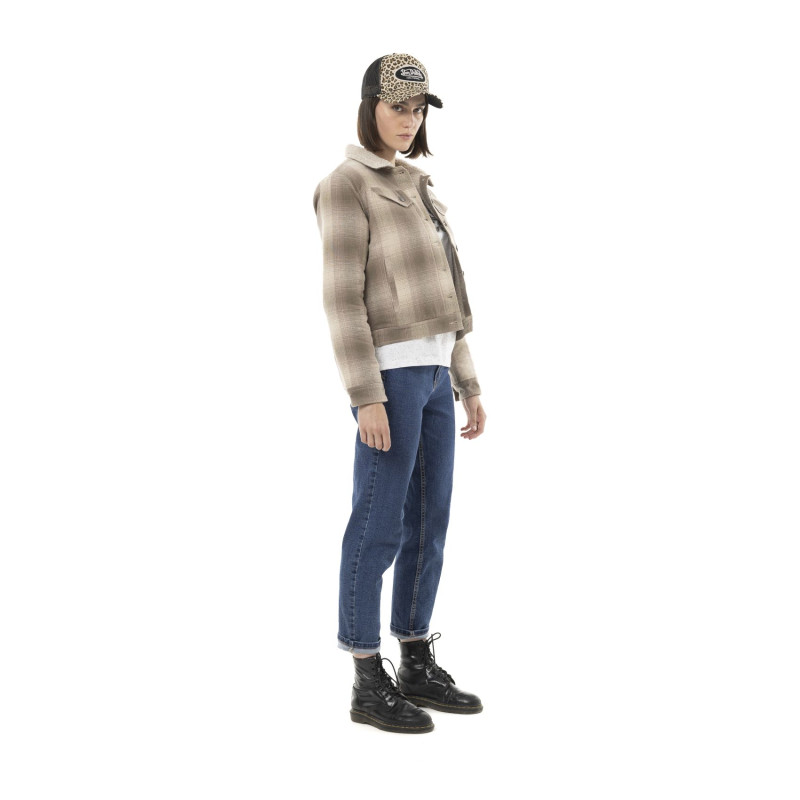 Blouson Matelassé, Molletoné, Sherpa Hiver Beige POLAR | Femme - Vondutch | Von Dutch