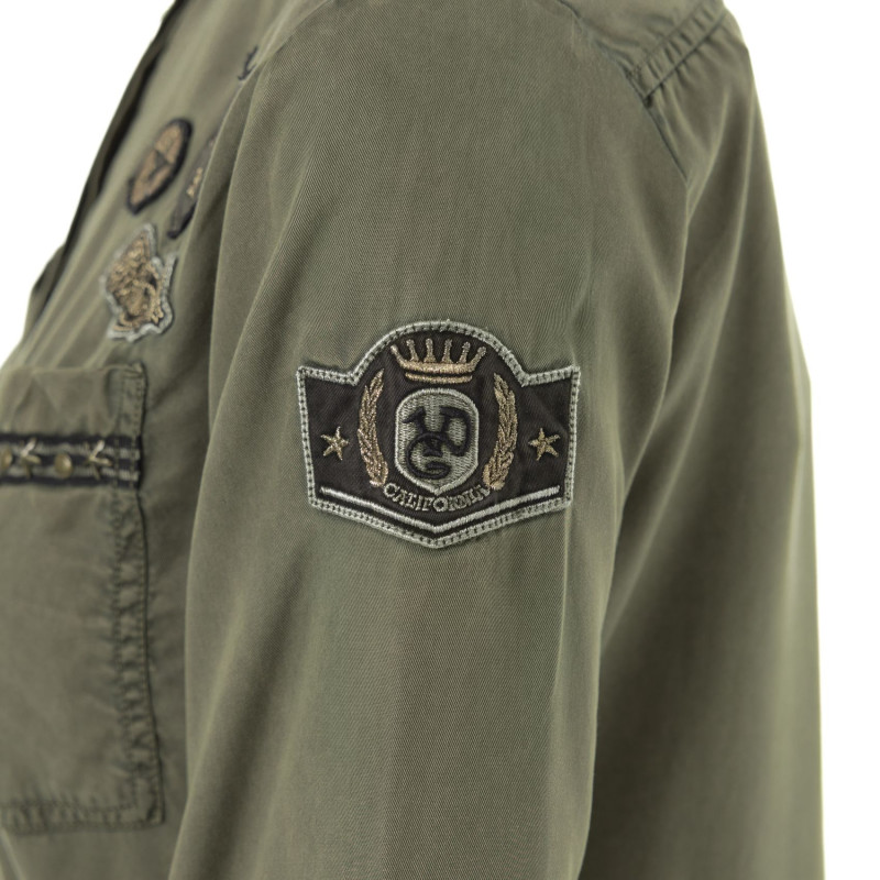 Robe Chemise Kaki coupe Droite Col boutonné CHEM | Femme - Vondutch | Von Dutch