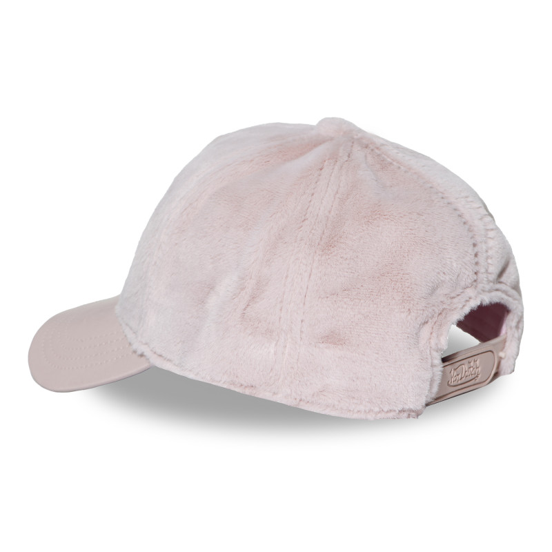 Casquette Vondutch Rose Baseball Snapback en Fausse fourrure PILE | Von Dutch