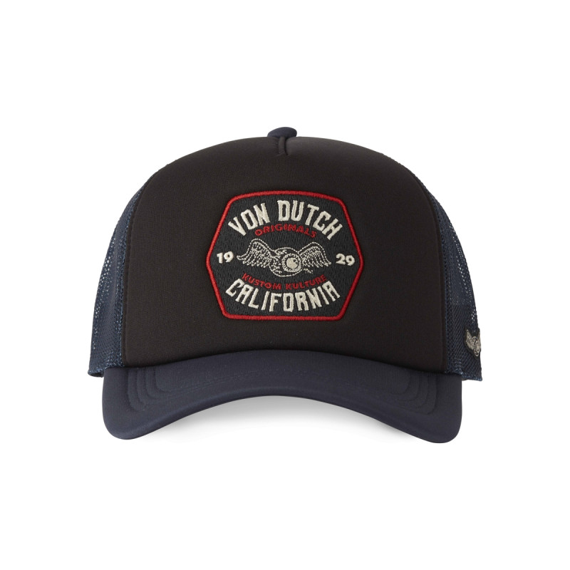 Casquette Enfant Vondutch Noire Trucker Snapback FOAM | Von Dutch