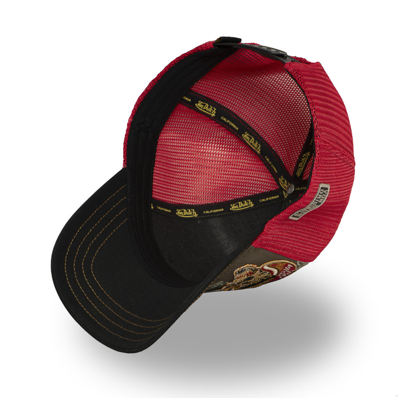 Casquette Enfant Vondutch Beige Trucker Snapback PATCHES | Von Dutch