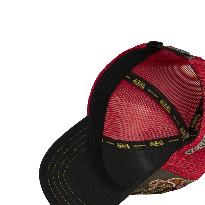 Casquette Enfant Vondutch Beige Trucker Snapback PATCHES | Von Dutch