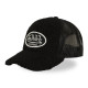 Casquette Vondutch Noire Trucker Snapback en Fausse fourrure SHERPA | Von Dutch