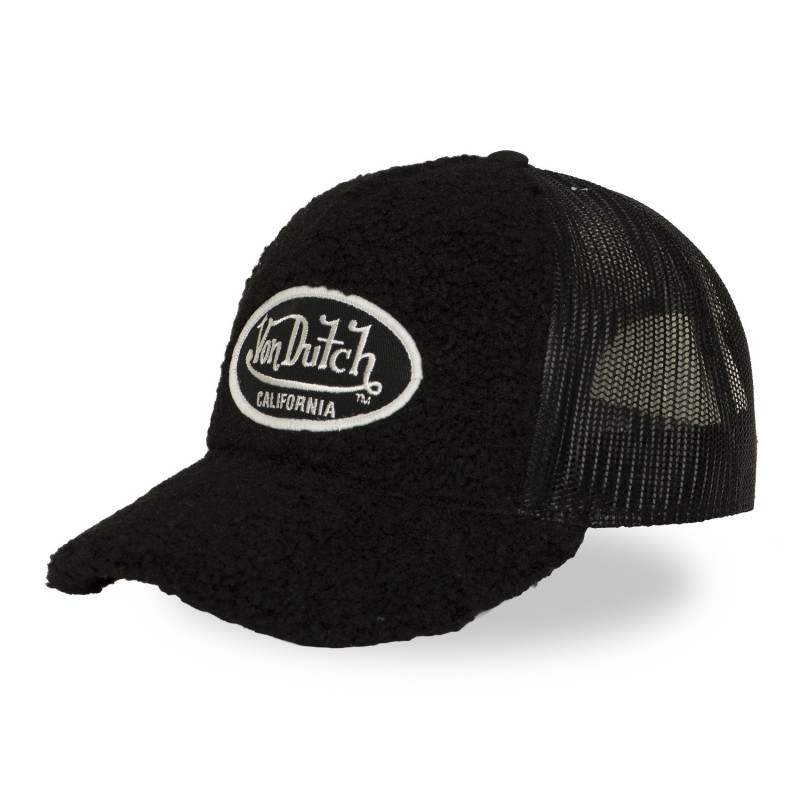 Casquette baseball avec filet adulte en sherpa