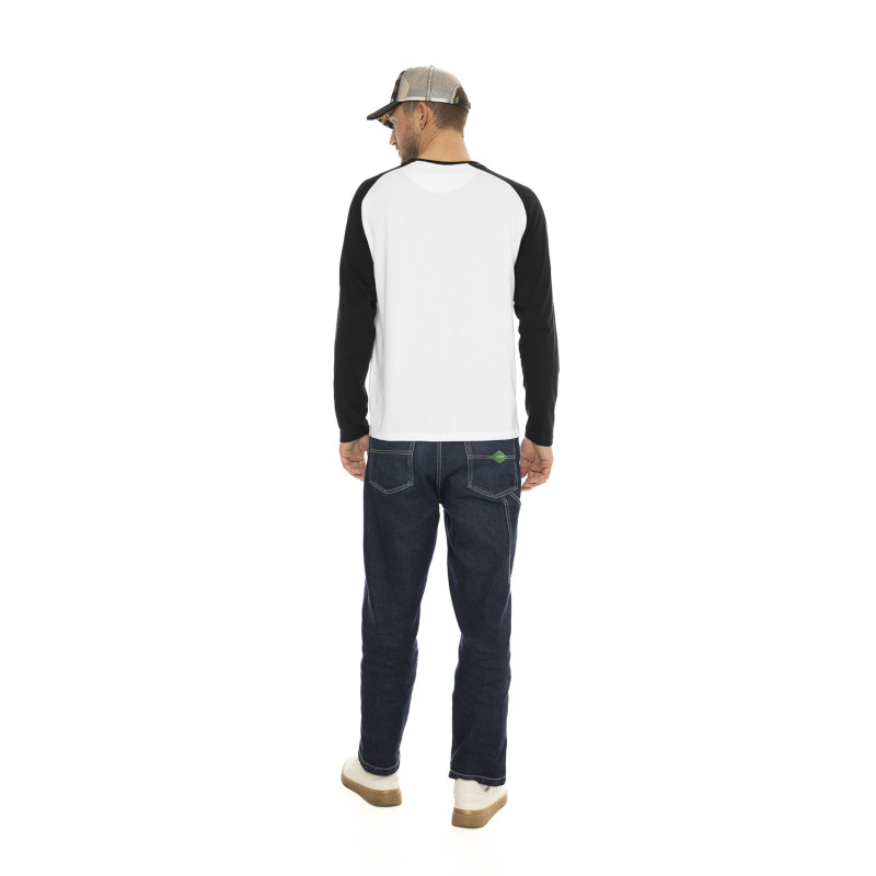 T-shirt homme manches longues Raglan Alive