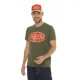 Tee Shirt Kaki coupe Régular Col rond AARON | Homme - Vondutch | Von Dutch