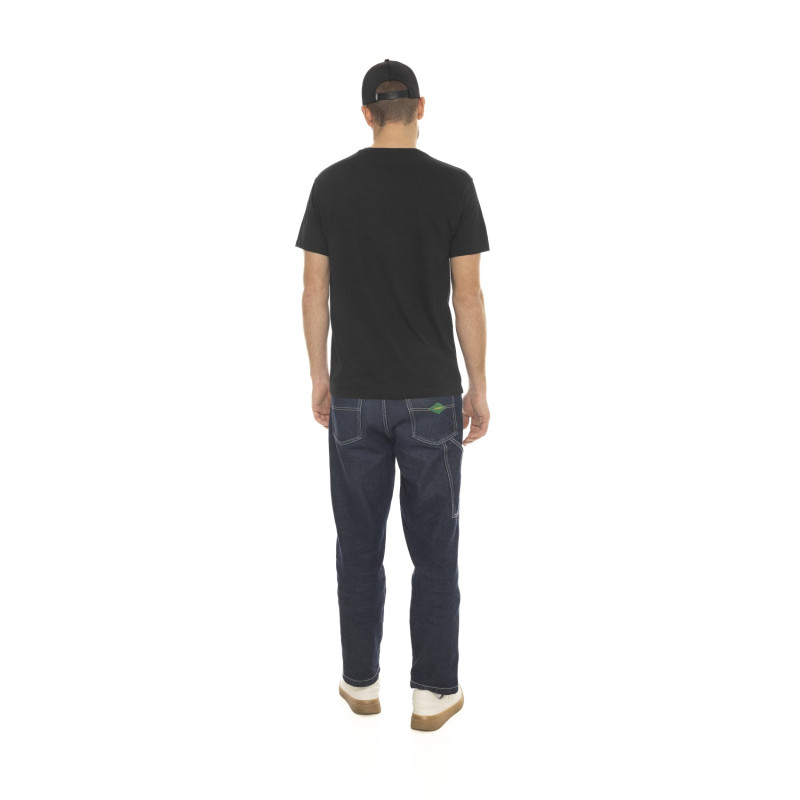 Tee Shirt Noir coupe Regular Col rond BRAD | Homme - Vondutch