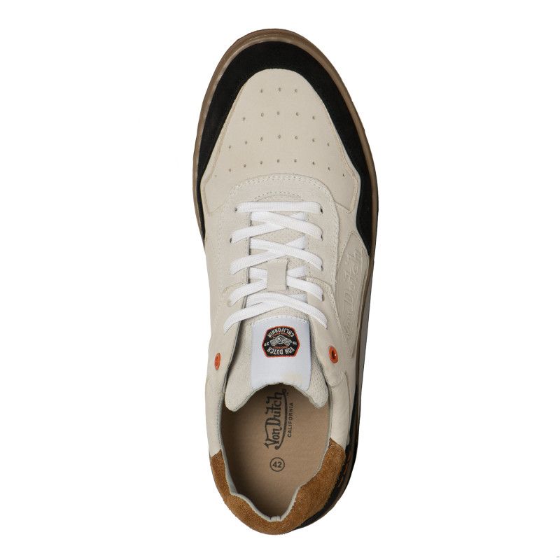 Baskets basse blanches "Viram" Dessus Cuir | Homme - Von Dutch | Von Dutch