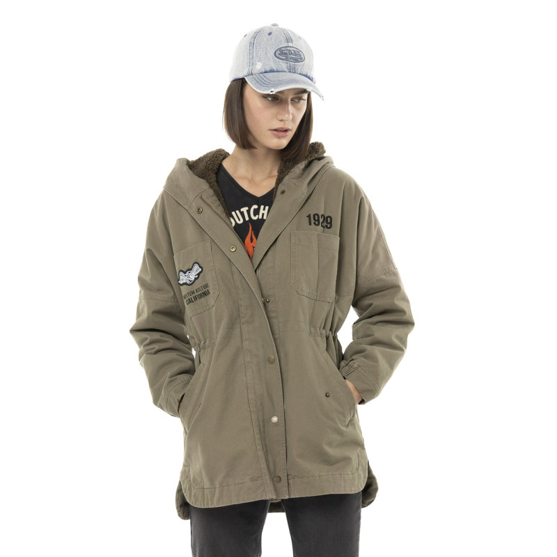 Blouson à capuche Fausse fourrure Hiver Marron SAHACA | Femme - Vondutch | Von Dutch
