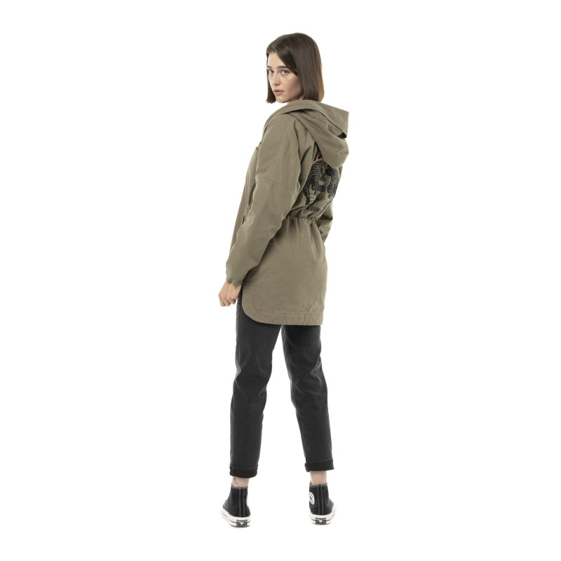 Blouson à capuche Fausse fourrure Hiver Marron SAHACA | Femme - Vondutch | Von Dutch