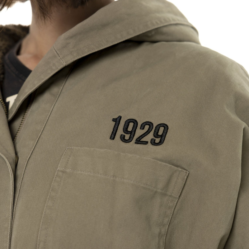 Blouson à capuche Fausse fourrure Hiver Marron SAHACA | Femme - Vondutch | Von Dutch