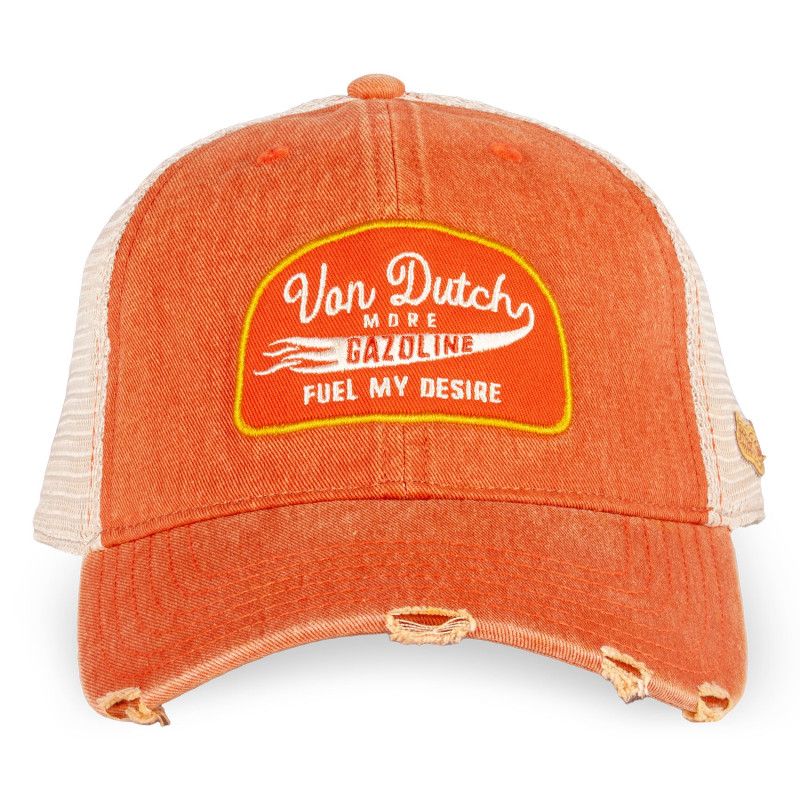 Casquette baseball avec filet souple adulte et patchs Mac Gazoline