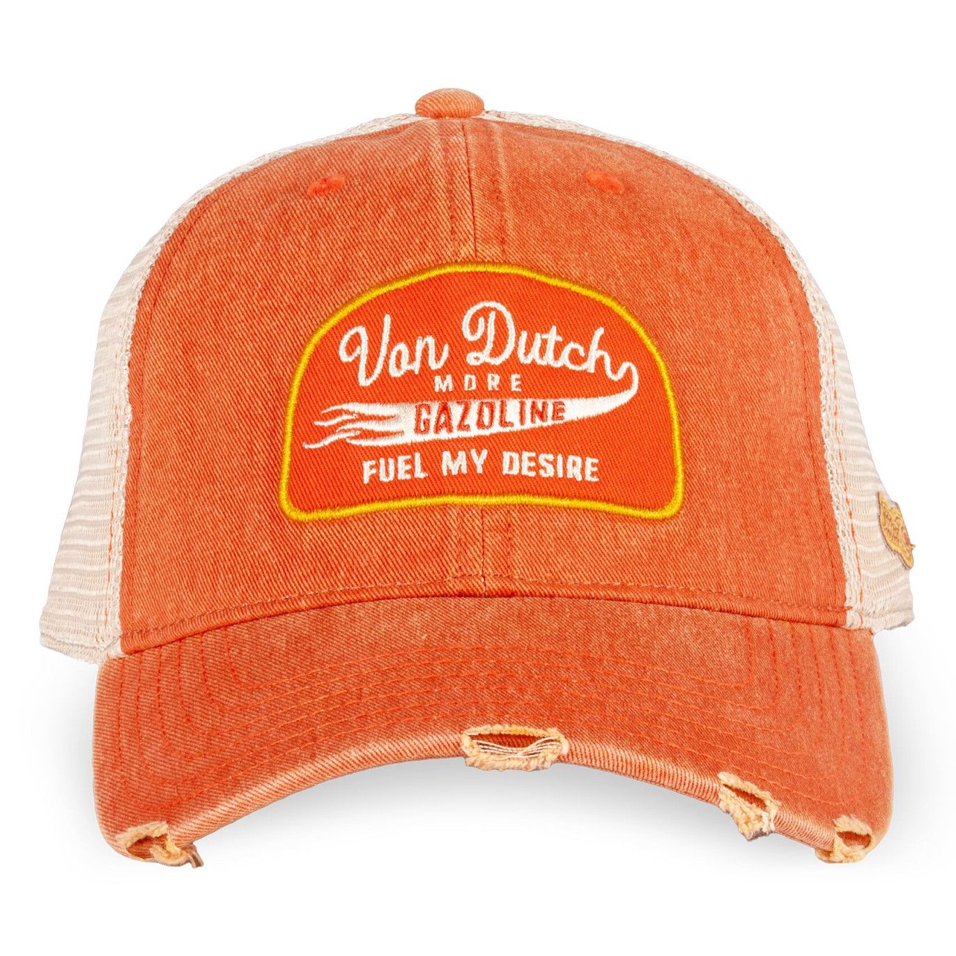 Casquette baseball avec filet souple adulte et patchs Mac Gazoline