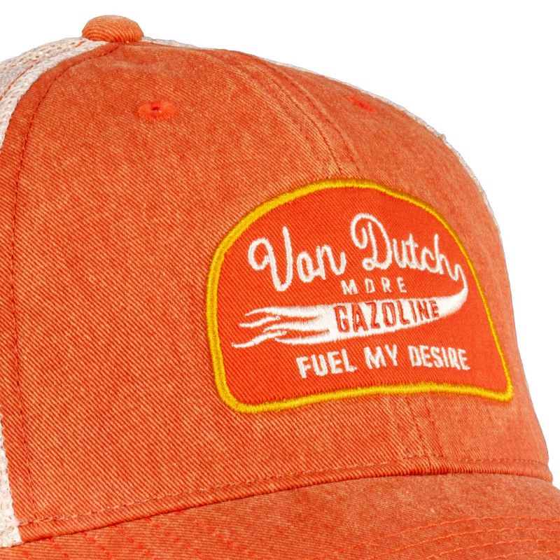 Casquette baseball avec filet souple adulte et patchs Mac Gazoline