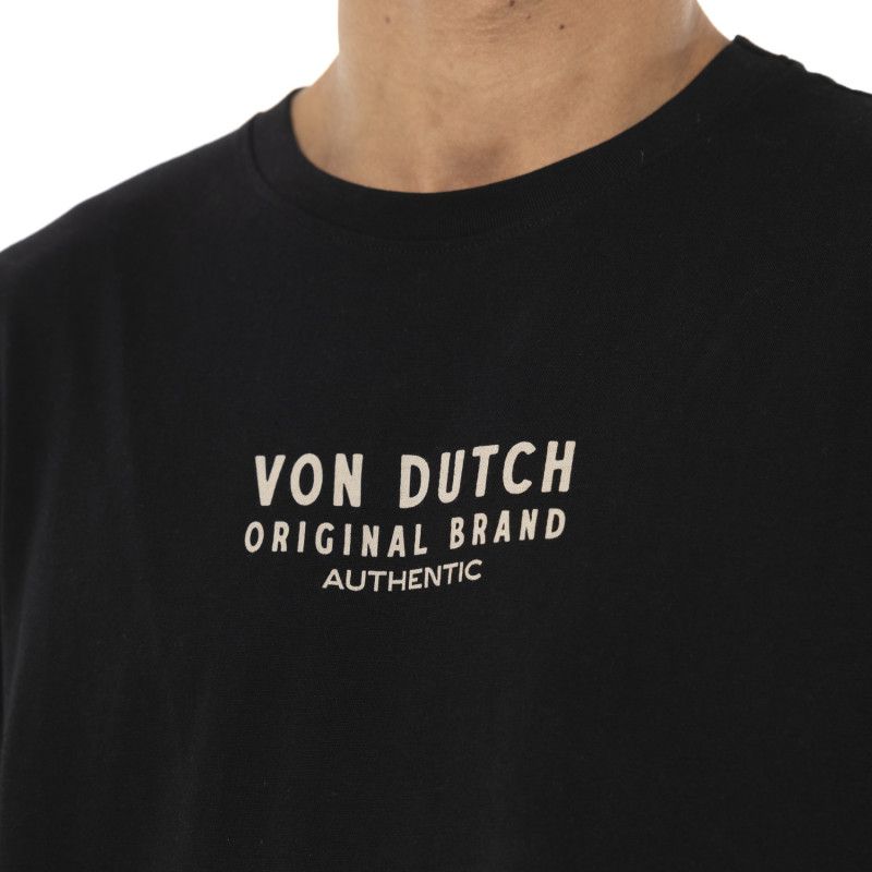 Tee Shirt Noir coupe Oversize Col rond TIGER | Homme - Vondutch | Von Dutch
