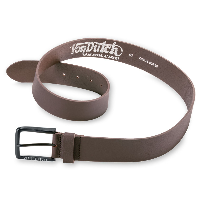 Ceinture en cuir de buffle avec boucle 4cm