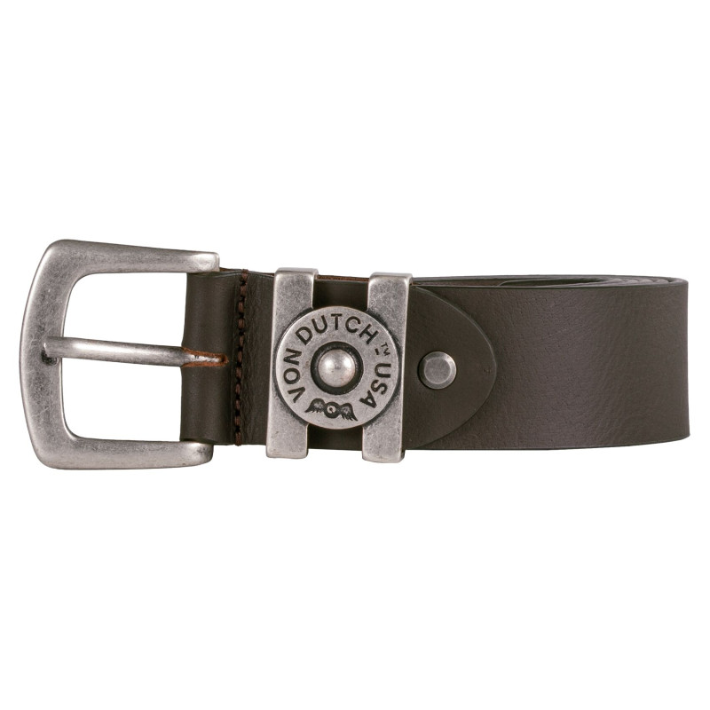 Ceinture en cuir buffle avec boucle 4cm