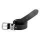 Ceinture en cuir buffle avec boucle 4cm