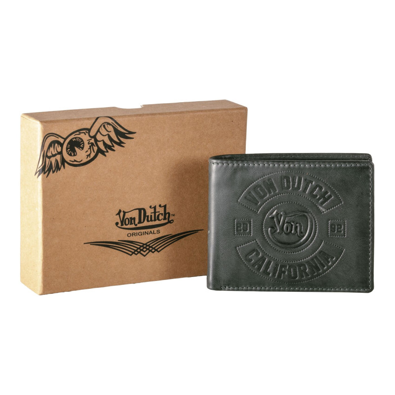 Portefeuille en cuir véritable