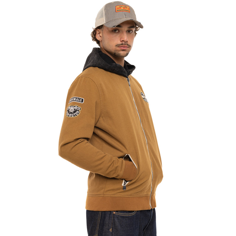 Bombers mi-saison Marron Larry | Homme - Vondutch | Von Dutch