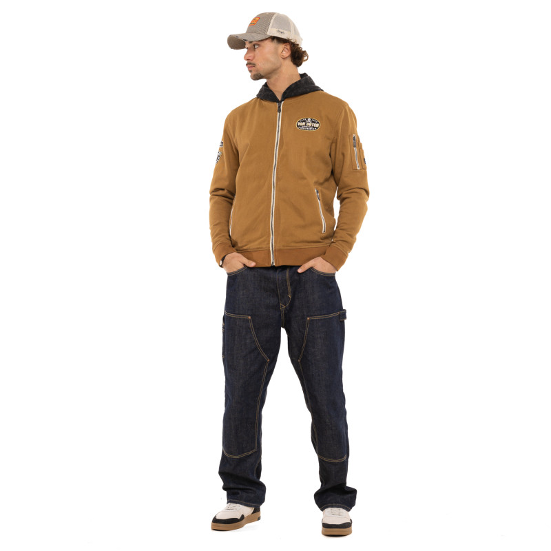 Bombers mi-saison Marron Larry | Homme - Vondutch | Von Dutch