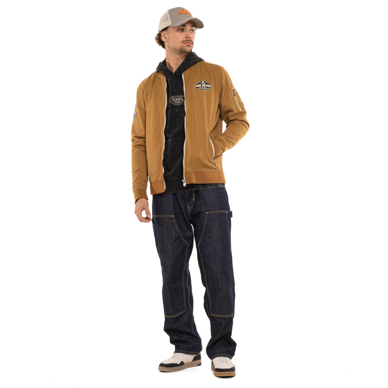 Bombers mi-saison Marron Larry | Homme - Vondutch | Von Dutch
