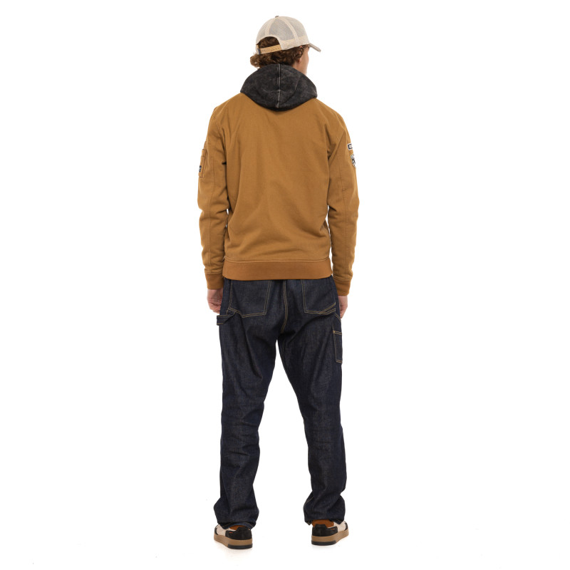 Bombers mi-saison Marron Larry | Homme - Vondutch | Von Dutch