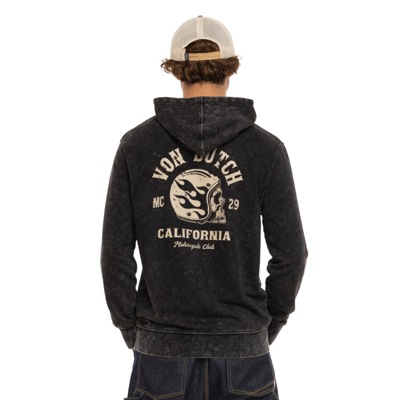 Sweat à capuche Noir MATTIA | Homme - Vondutch