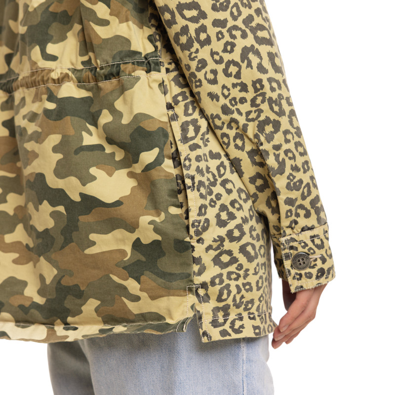 Veste Worker effet Délavé Mi saison Kaki BI-COLOR | Femme - Vondutch | Von Dutch